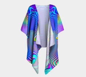 Holowave Draped Kimono