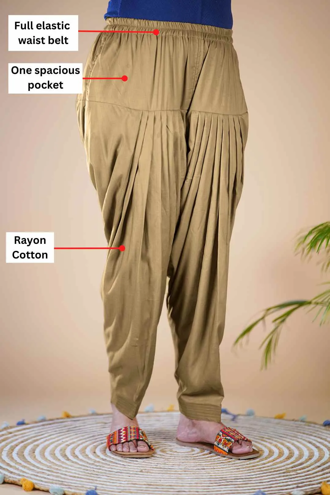 Khaki Rayon Salwar