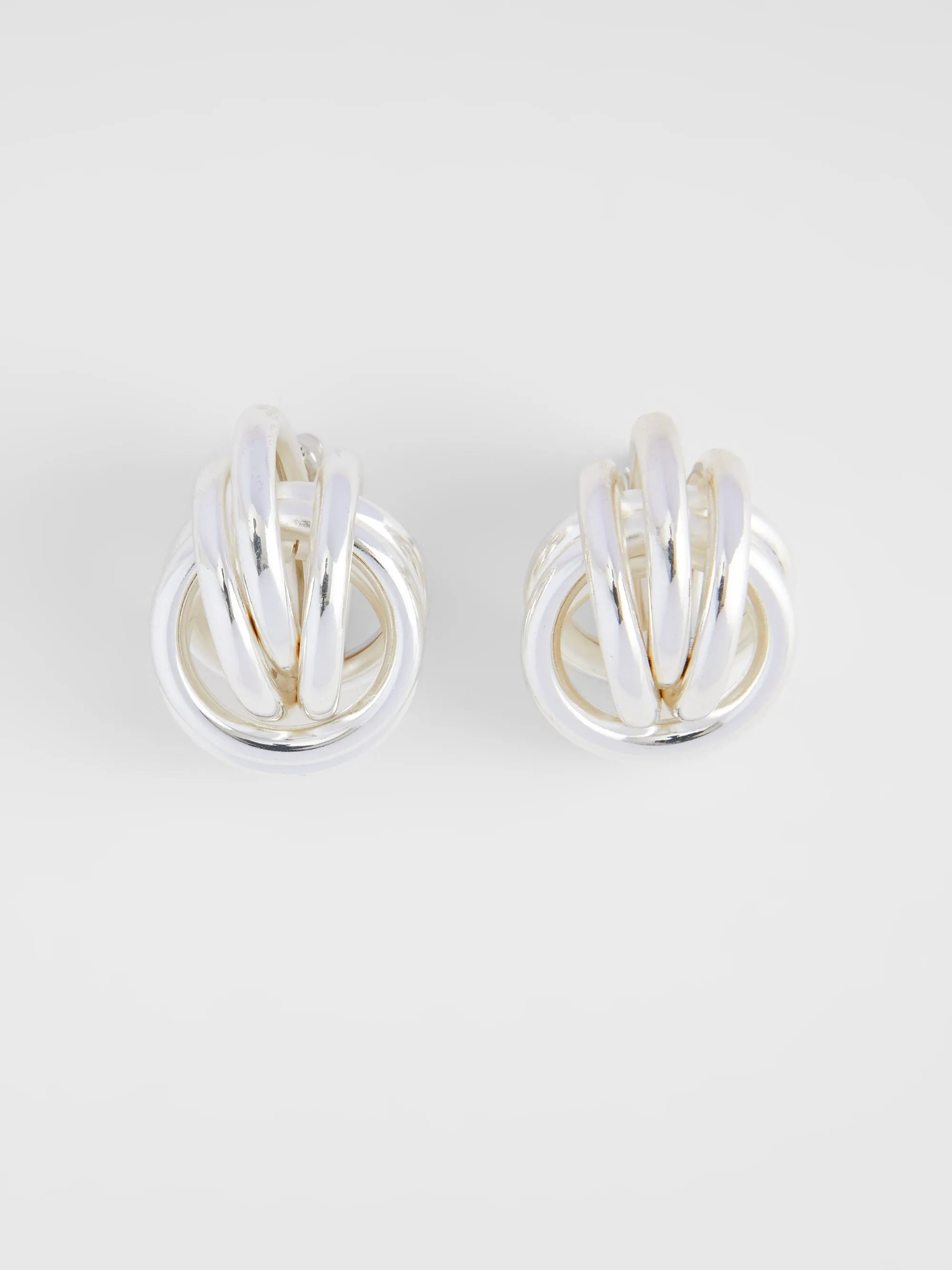 Large Multi Loop Stud Earrings