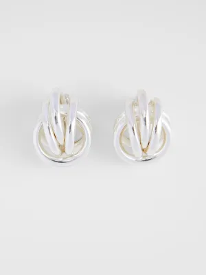 Large Multi Loop Stud Earrings