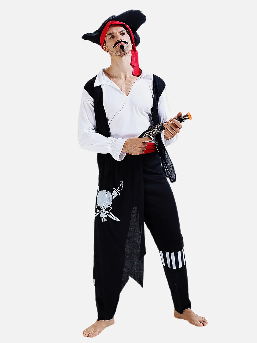 Little Surprise Box Pirates theme Adults Halloween Costume Dress Up - one size