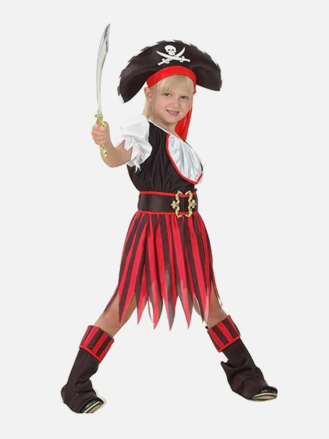 Little Surprise Box Pirates Theme Kids Halloween Costume Dress Up for Girls