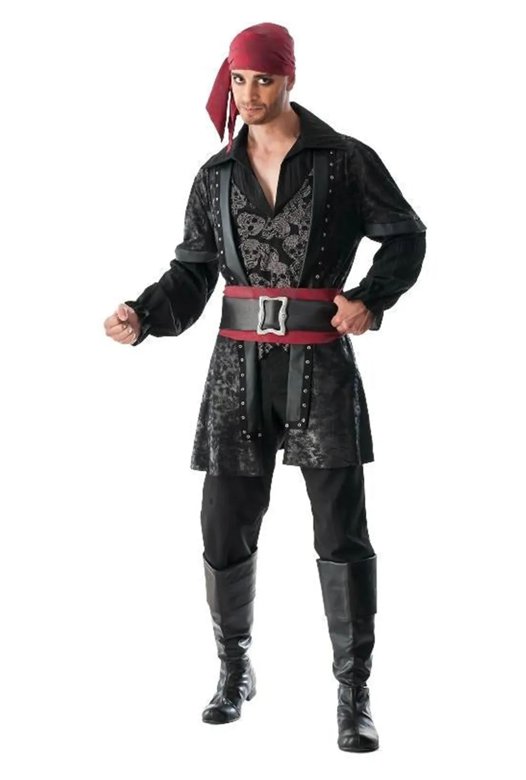 Men's Black Beard Pirate Costume