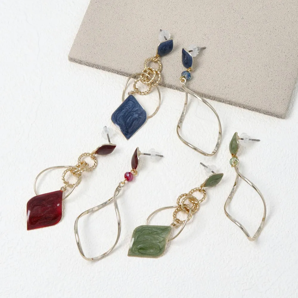 Mismatched Multi Drop Earrings