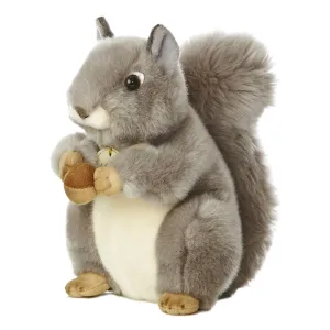 MiYoni Grey Squirrel Soft Toy