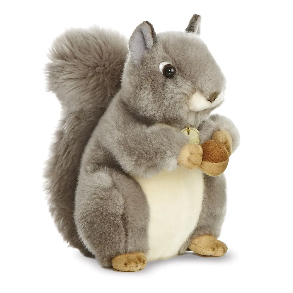 MiYoni Grey Squirrel Soft Toy