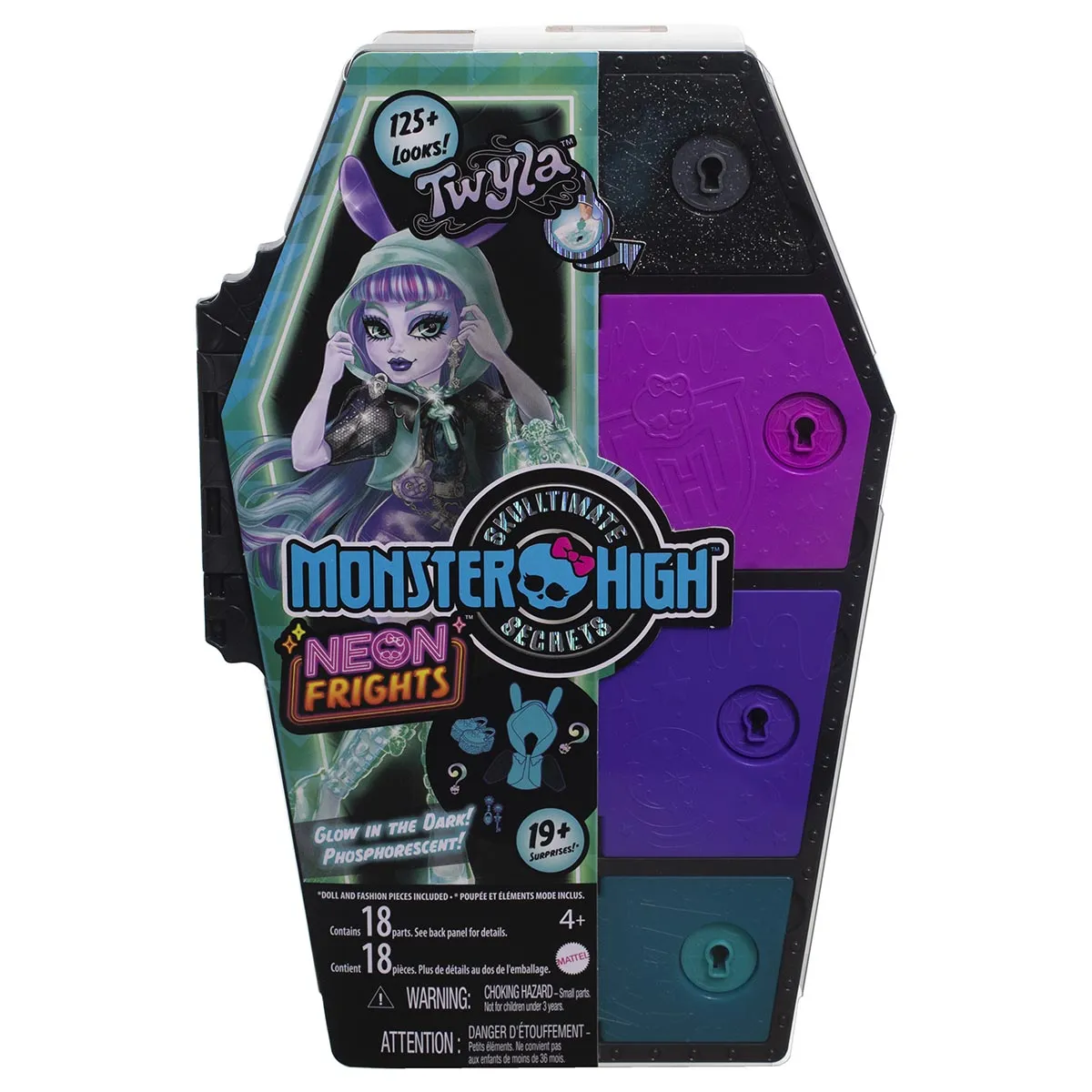 Monster High Skulltimate Secrets: Neon Frights Twyla Doll Set