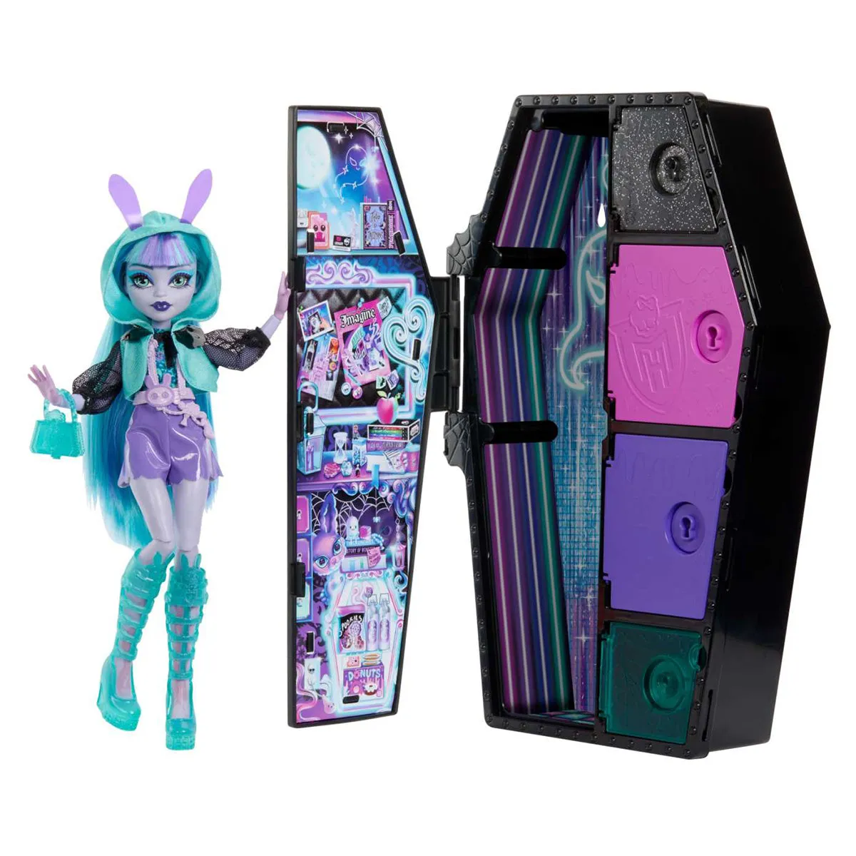 Monster High Skulltimate Secrets: Neon Frights Twyla Doll Set