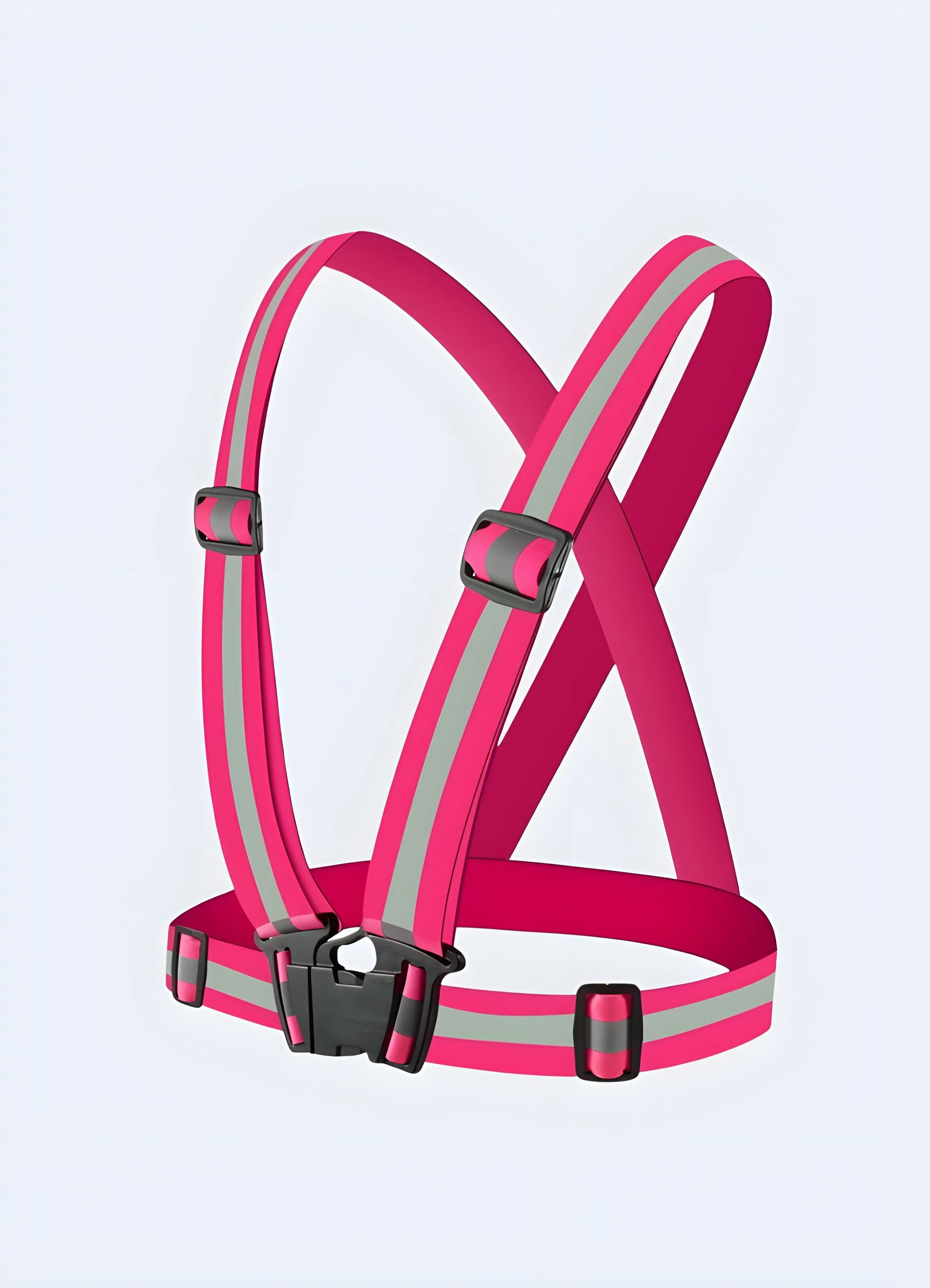 Neon Color Reflective Stripes Techwear Harness