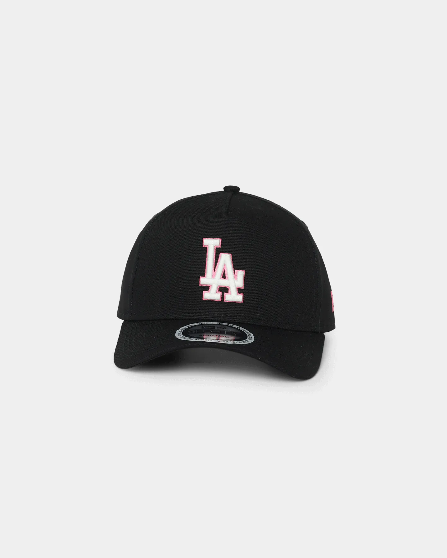 New Era Los Angeles Dodgers Neon Pink 9FORTY A-Frame Snapback Black/Neon