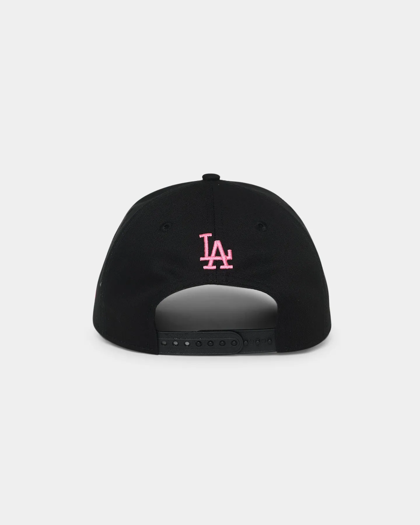 New Era Los Angeles Dodgers Neon Pink 9FORTY A-Frame Snapback Black/Neon