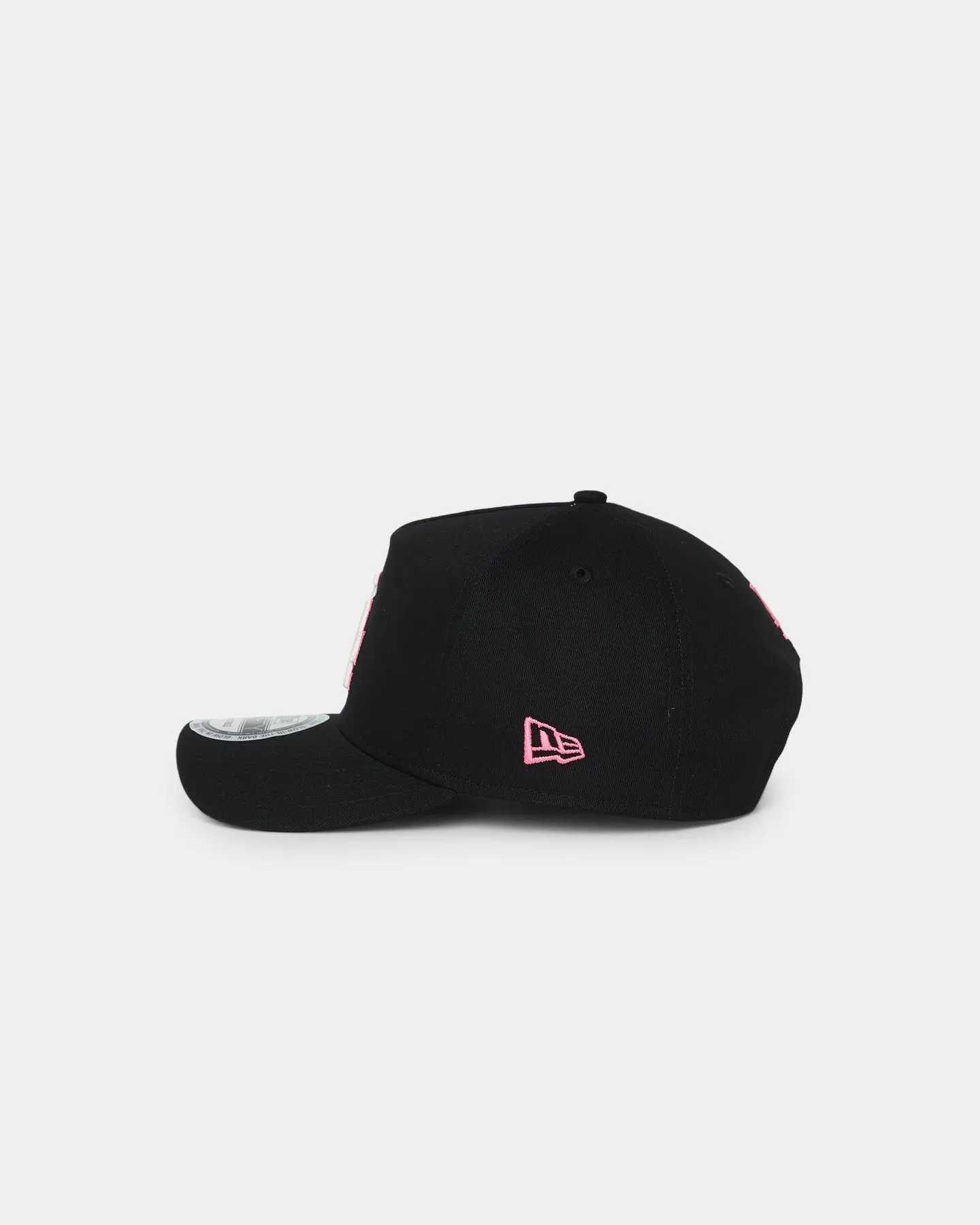 New Era Los Angeles Dodgers Neon Pink 9FORTY A-Frame Snapback Black/Neon