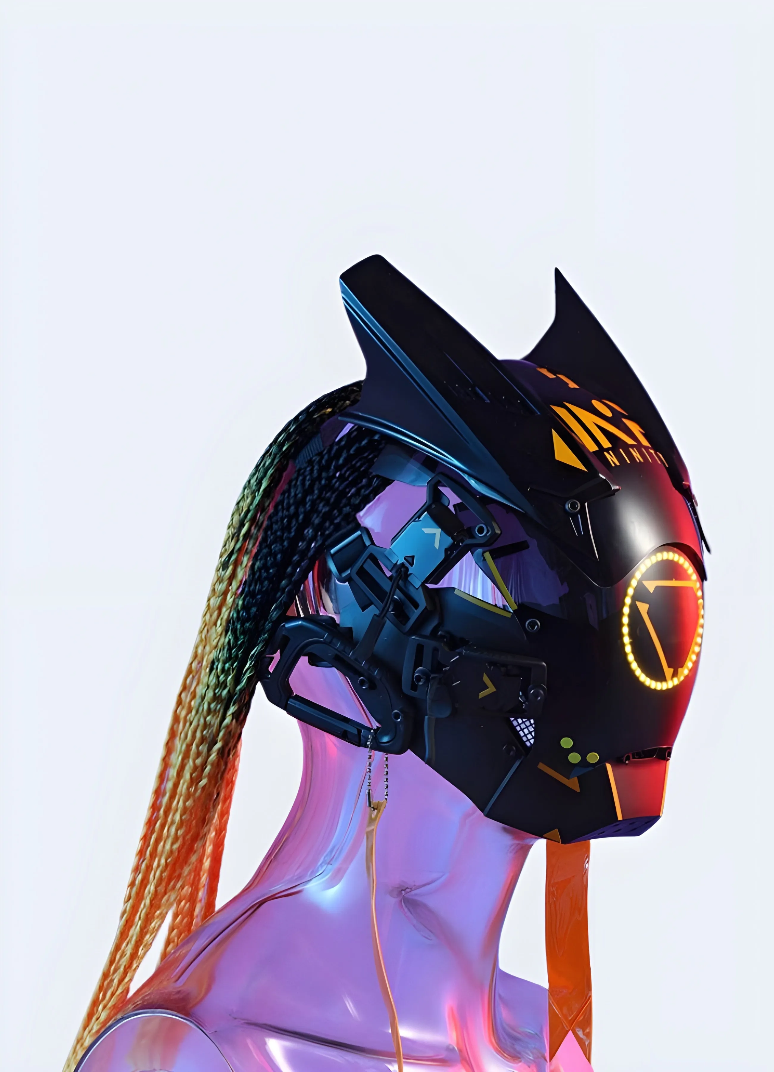 Ninja Cyberpunk Helmet