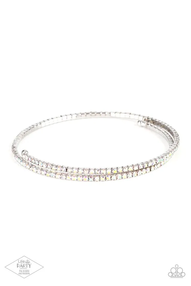 Paparazzi Bracelet ~ Sleek Sparkle - Multi