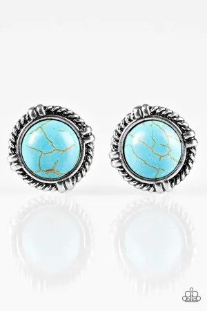 Paparazzi Earring ~ Alp Tour - Blue