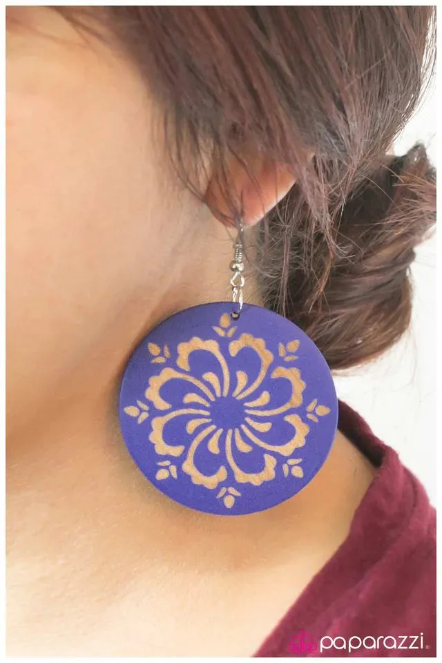 Paparazzi Earring ~ Escape To Paradise - Blue