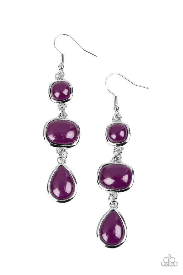 Paparazzi Earring ~ Fashion Frolic - Purple