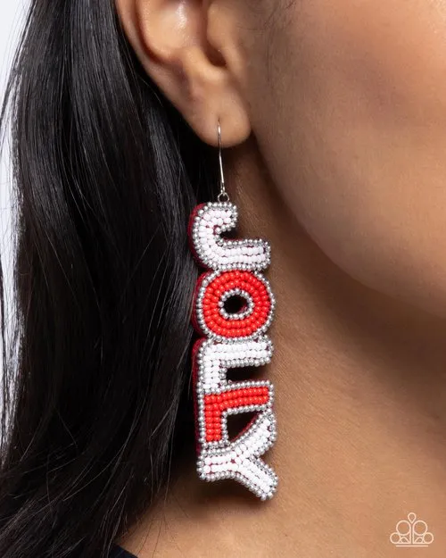 Paparazzi Earring ~ Jolly Holiday