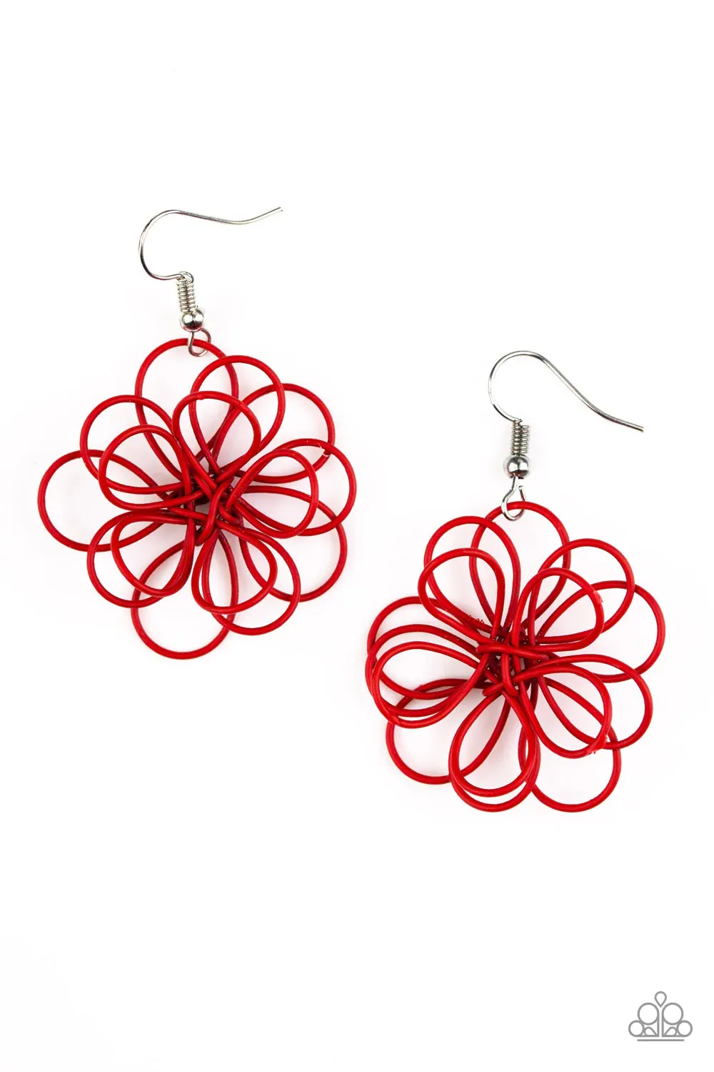 Paparazzi Earring ~ Midsummer Magic - Red