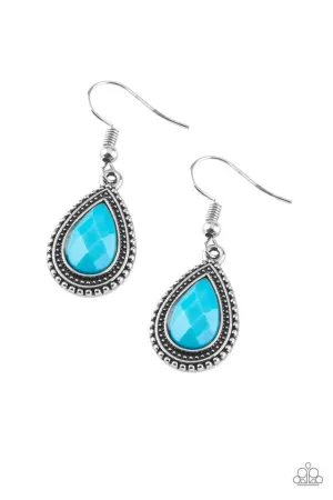 Paparazzi Earring ~ Summer Vacay - Blue