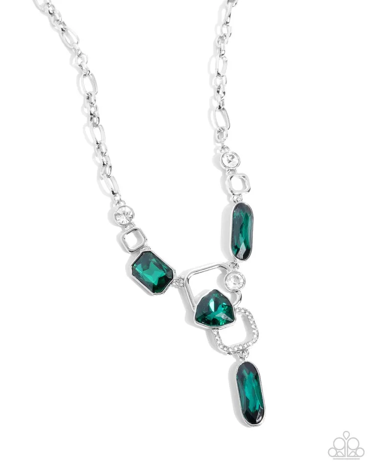 Paparazzi Necklace ~ Artistic Elegance - Green