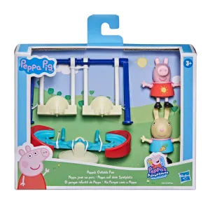 Peppa Pig Moments Peppa's Outside Fun Playset