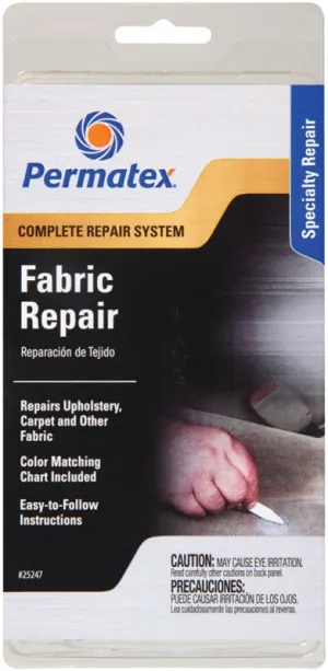 Permatex 25247 Fabric Repair Kit :CD: QUANTITY: 1