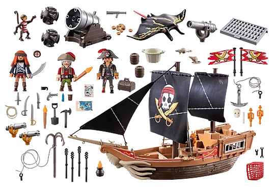 Playmobil Pirates - Large Pirate Ship (71530)