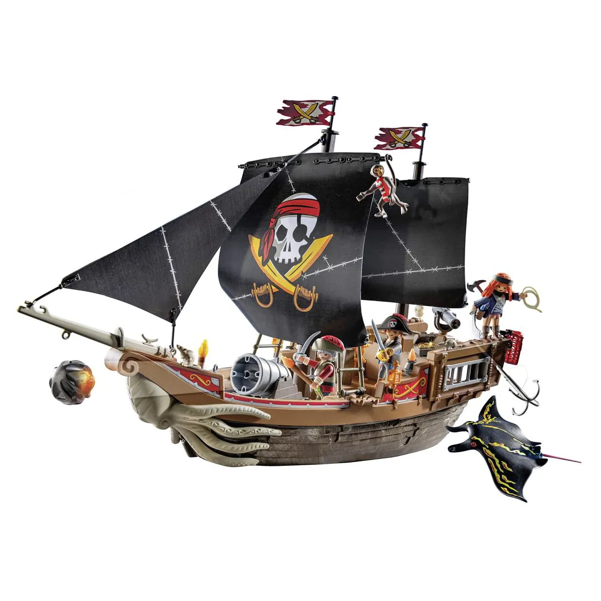 Playmobil Pirates: Large Pirate Ship Playset