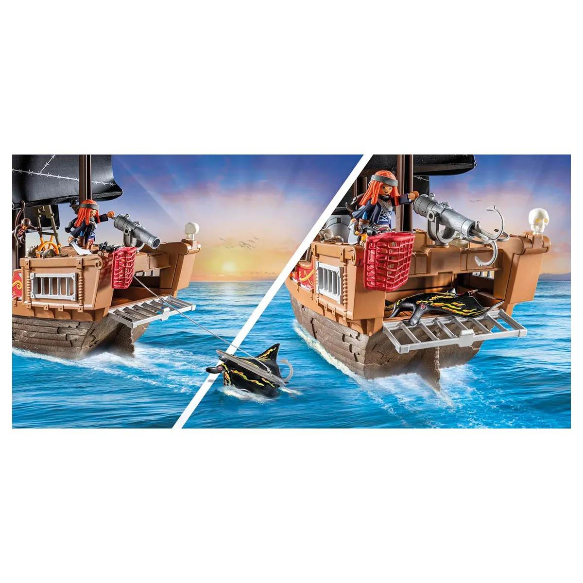 Playmobil Pirates: Large Pirate Ship Playset