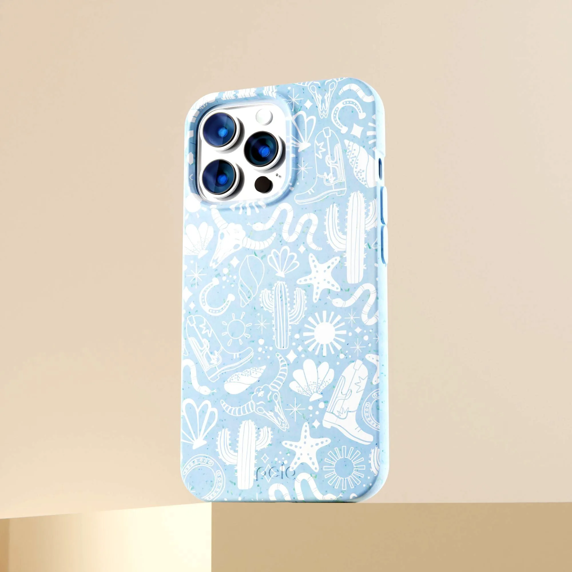 Powder Blue Coastal Rodeo Google Pixel 7a Case