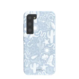 Powder Blue Coastal Rodeo Samsung Galaxy S23 Case