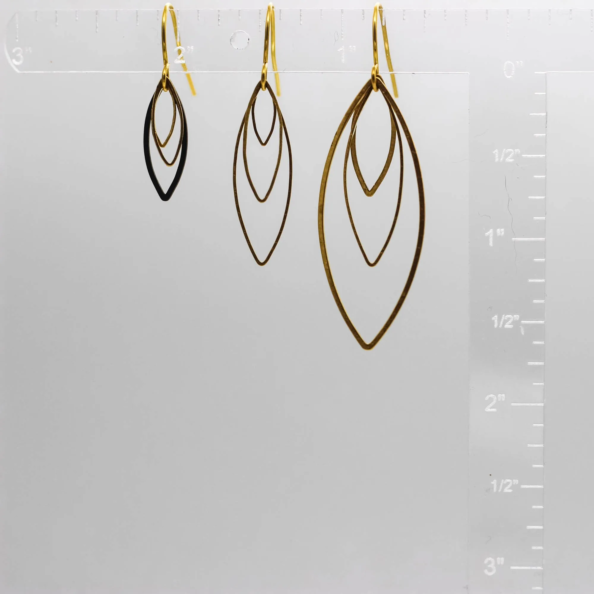 "Le Motif" Medium Marquise Drop Earrings