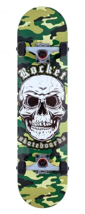 Rocket Skateboards 31" Rocket Complete Combat Skull Camo 7.75"