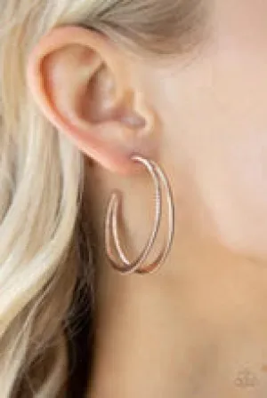 Rustic Curves - Rose Gold Earrings FINAL