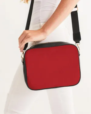 Shaded Red Crossbody Bag | C0M100Y100K30