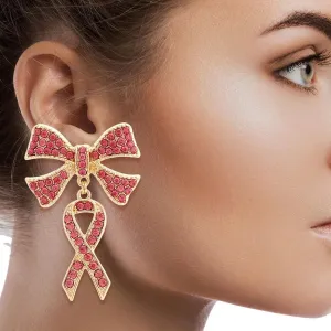 Shop Stylish Ribbon Gold Tone Earrings Today!