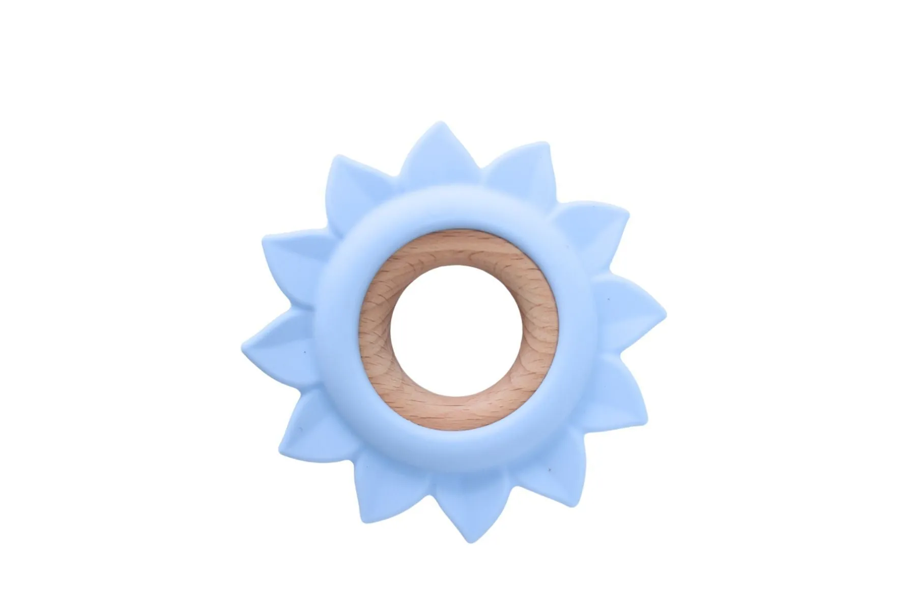 Silicone Teether Sunflower Blue