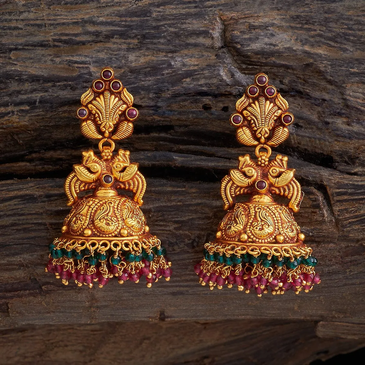 Silver Temple Earring 174221