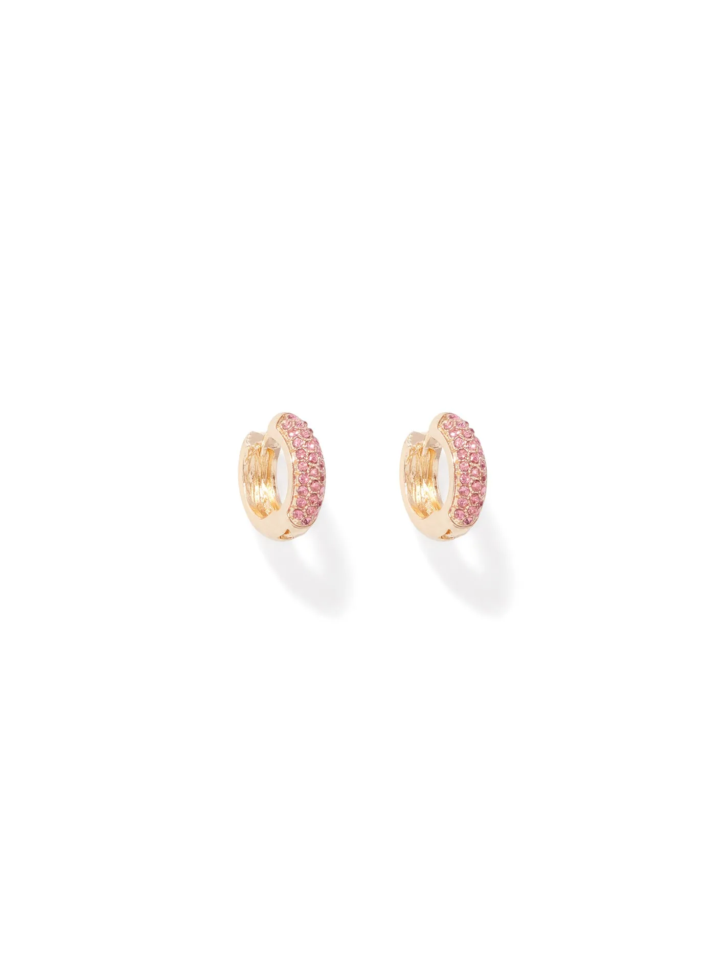 Skye Small Stone Hoop Earrings