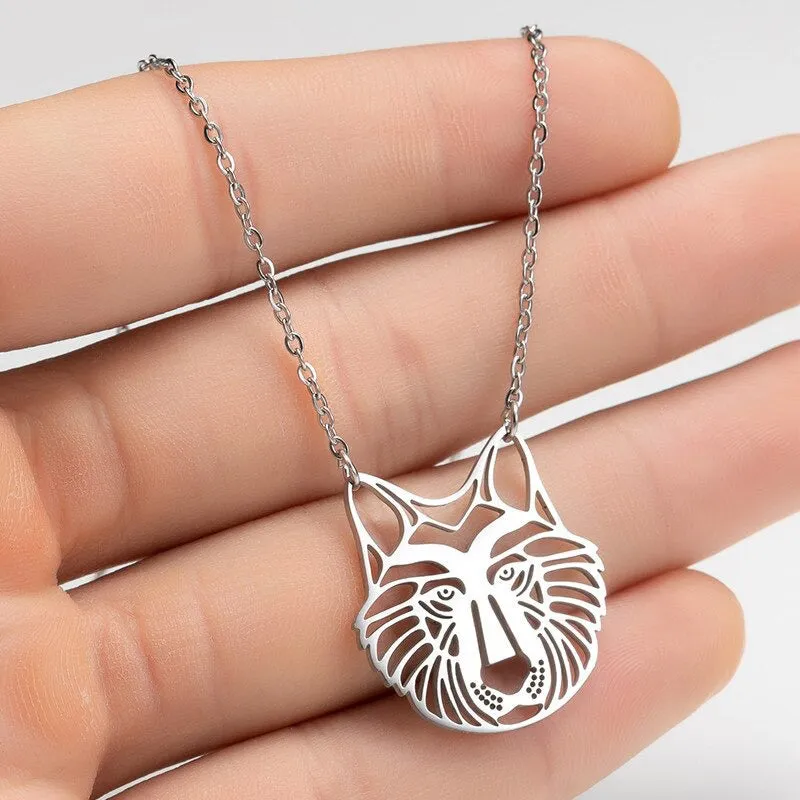 Stainless Steel Unique Animal Themed Necklace