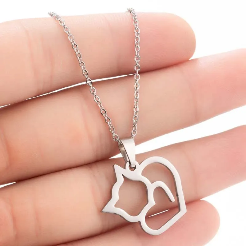 Stainless Steel Unique Animal Themed Necklace