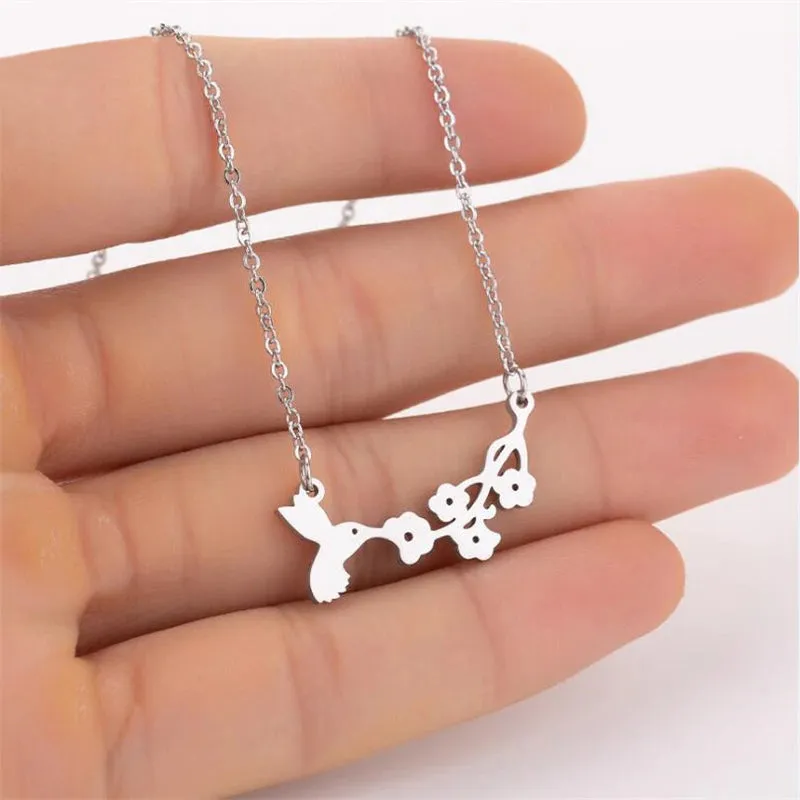 Stainless Steel Unique Animal Themed Necklace