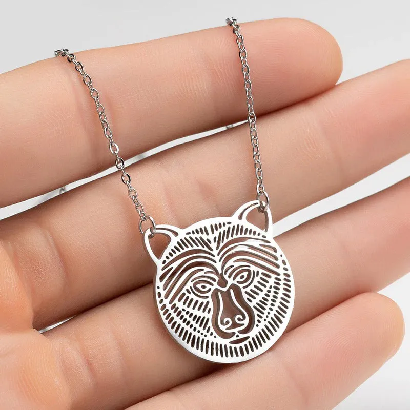 Stainless Steel Unique Animal Themed Necklace