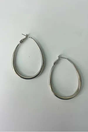 Sterling Oval Shaped Earrings