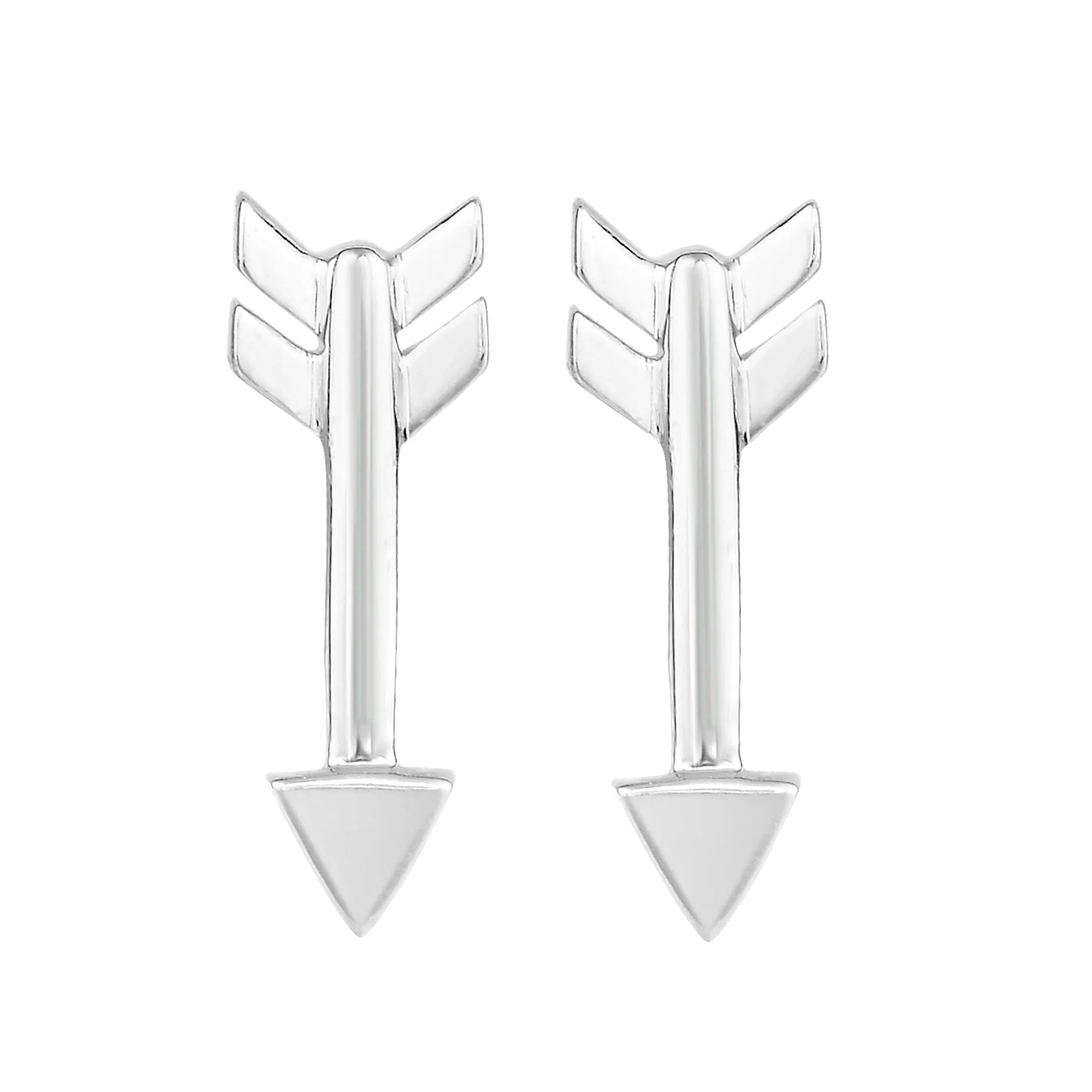 Sterling Silver Arrow Style Stud Earrings