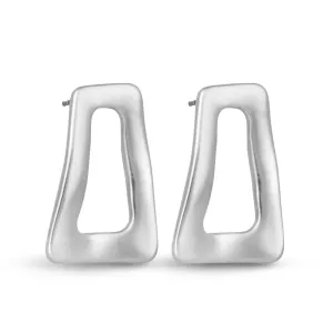 Tina Open Trapezoid Studs