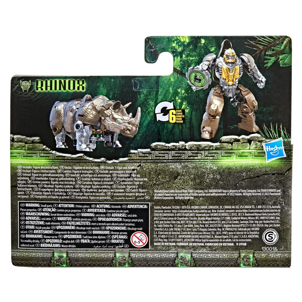 Transformers Rise Of The Beasts Beast Alliance Battle Changers Figure -Rhinox