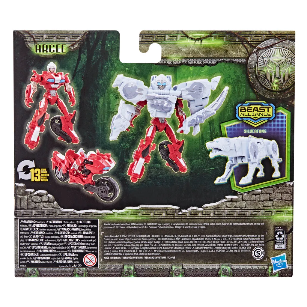 Transformers Rise Of The Beasts Beast Combiner 2-Pack Arcee & Silverfang