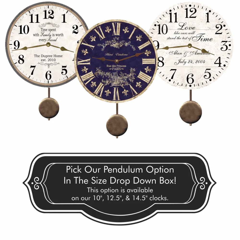 Unique Baby Announcement Clock – Custom Birth Details